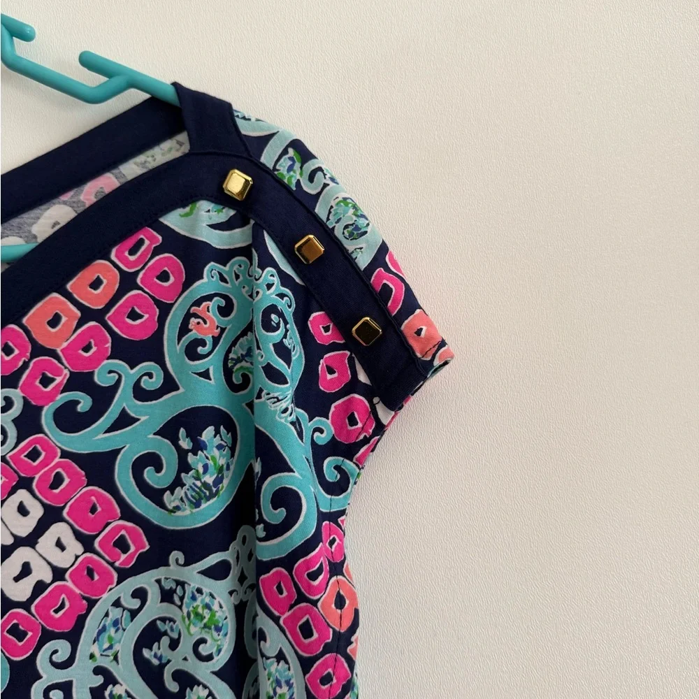 Lilly Pulitzer Robyn Shift Dress Behind The Gates - Picture 3 of 7